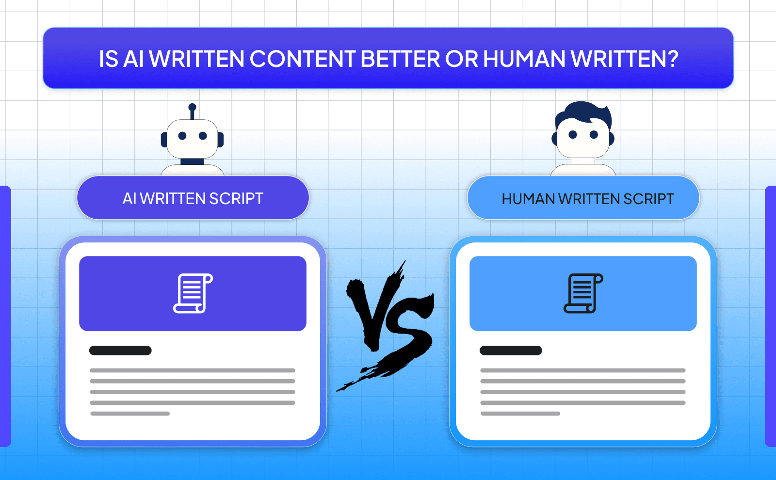 Is AI written content better or human written_