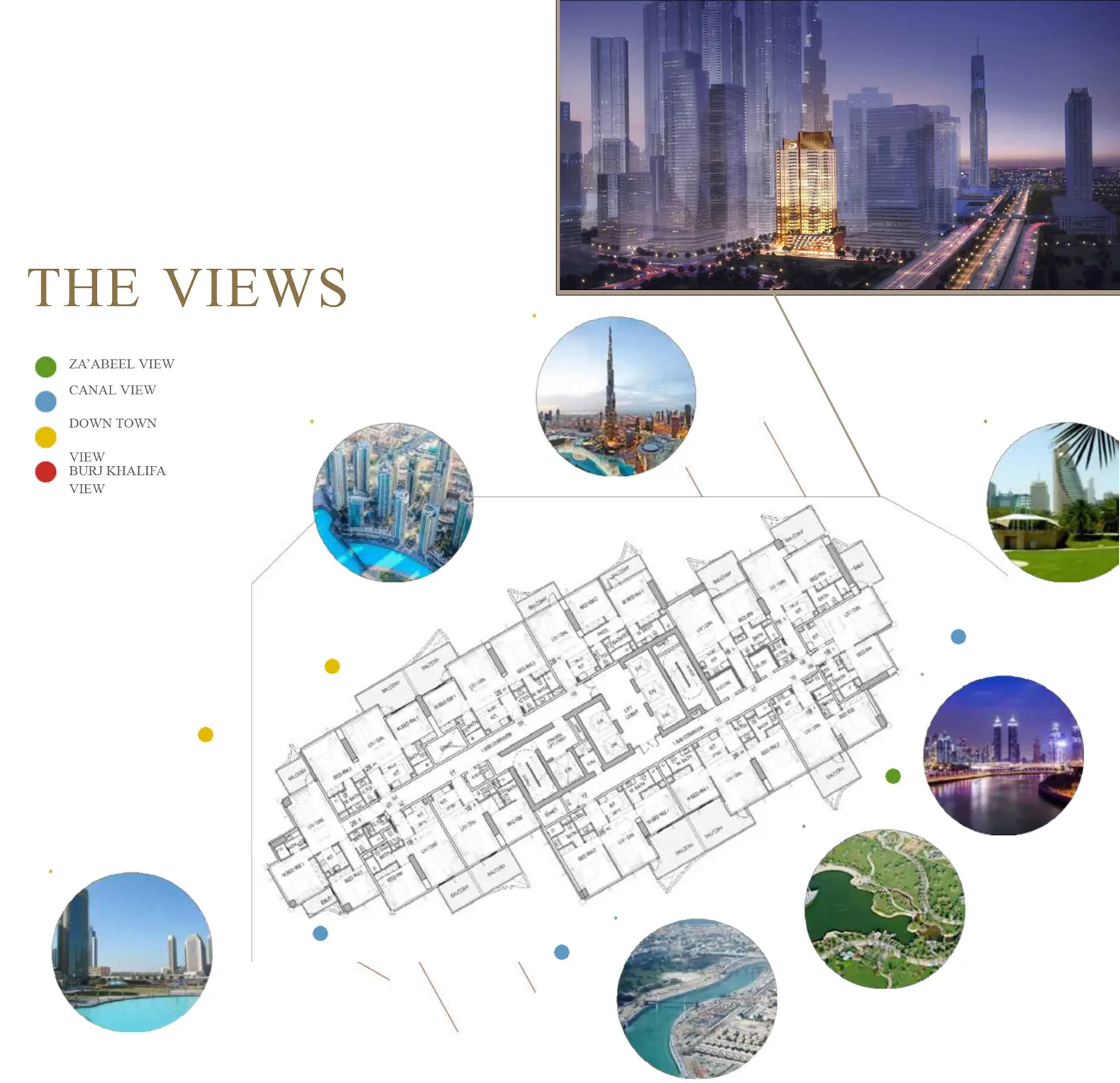 elegance tower by damac developers location map