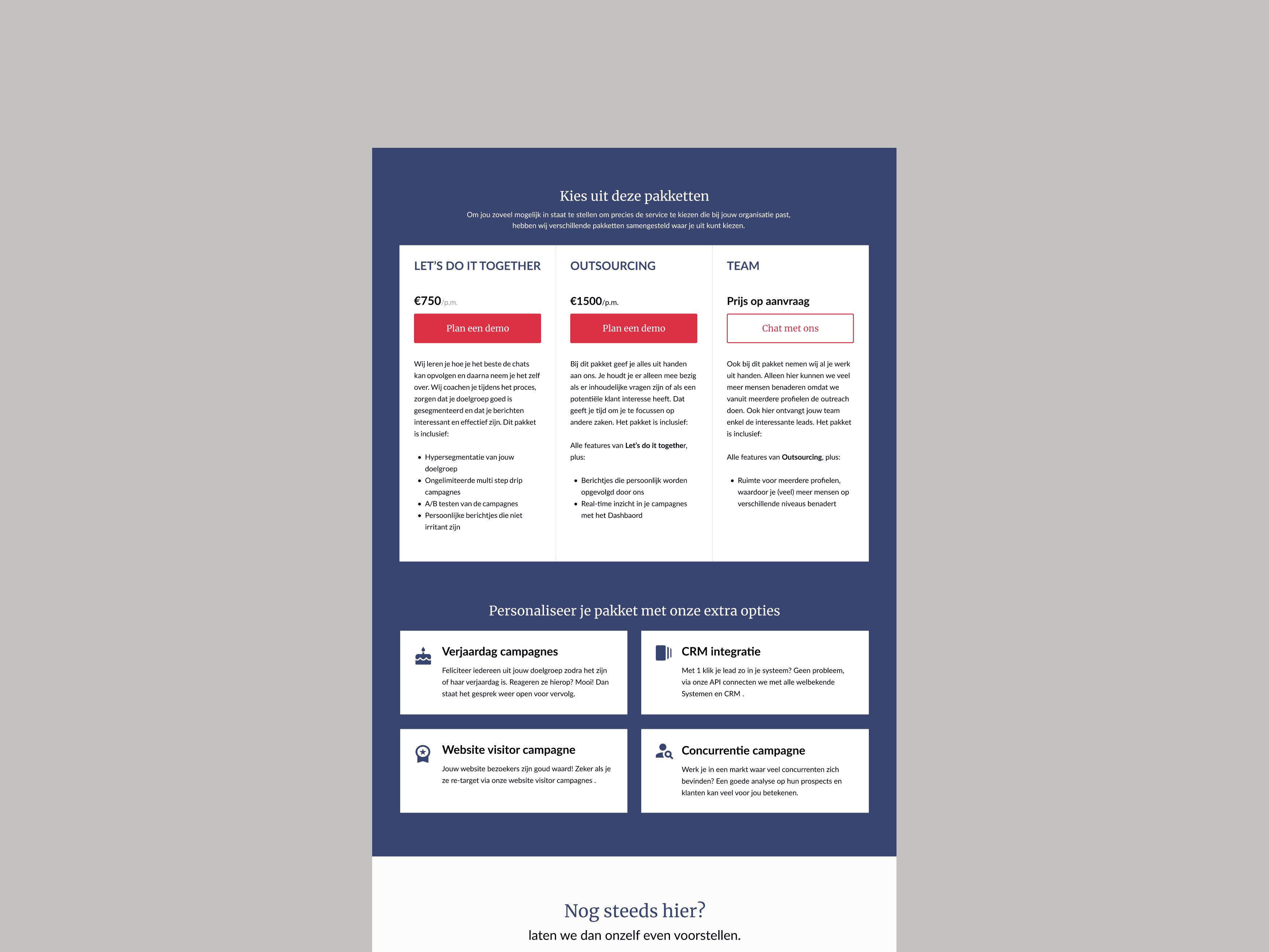 A screenshot from a website header