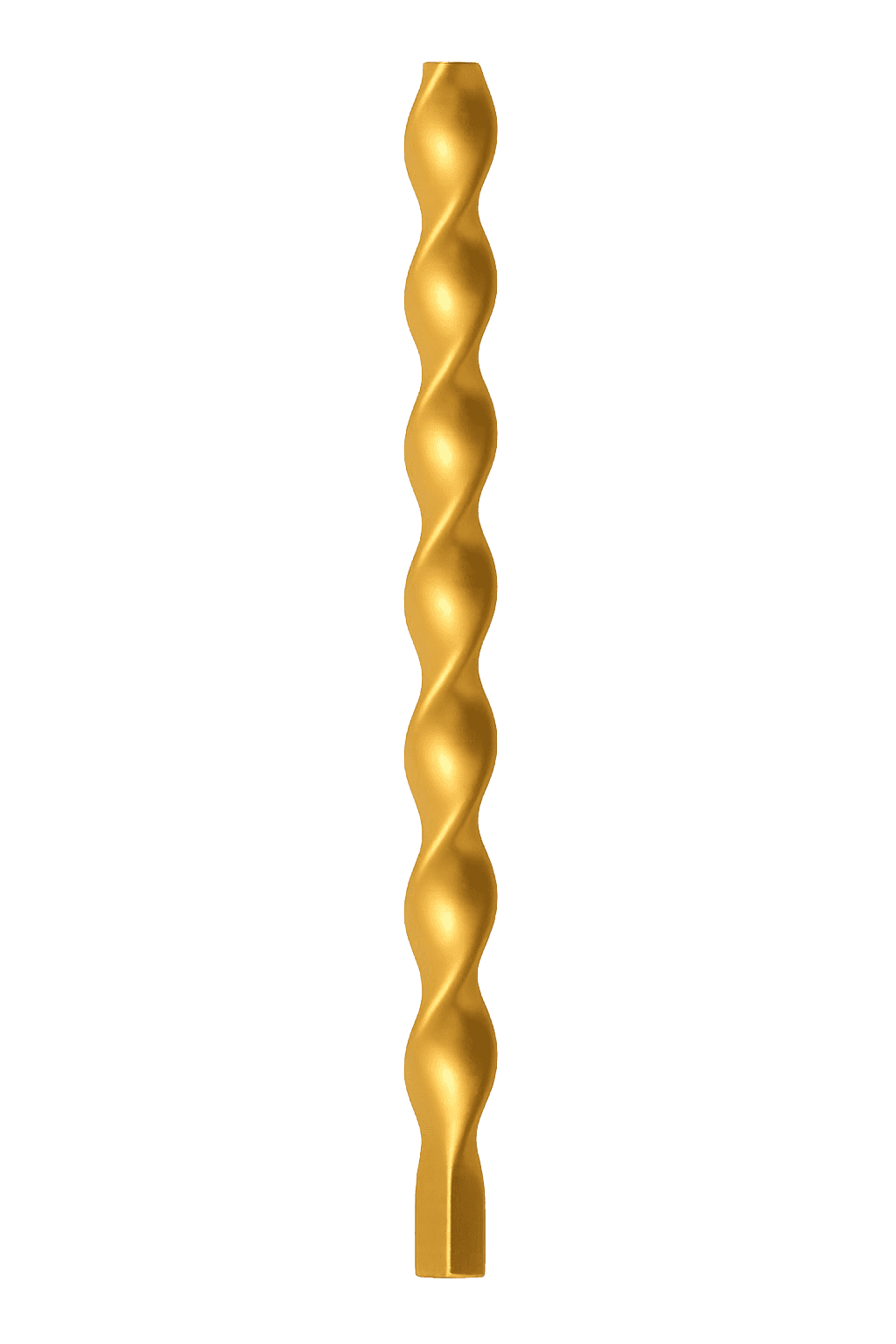 Twisted gold rod