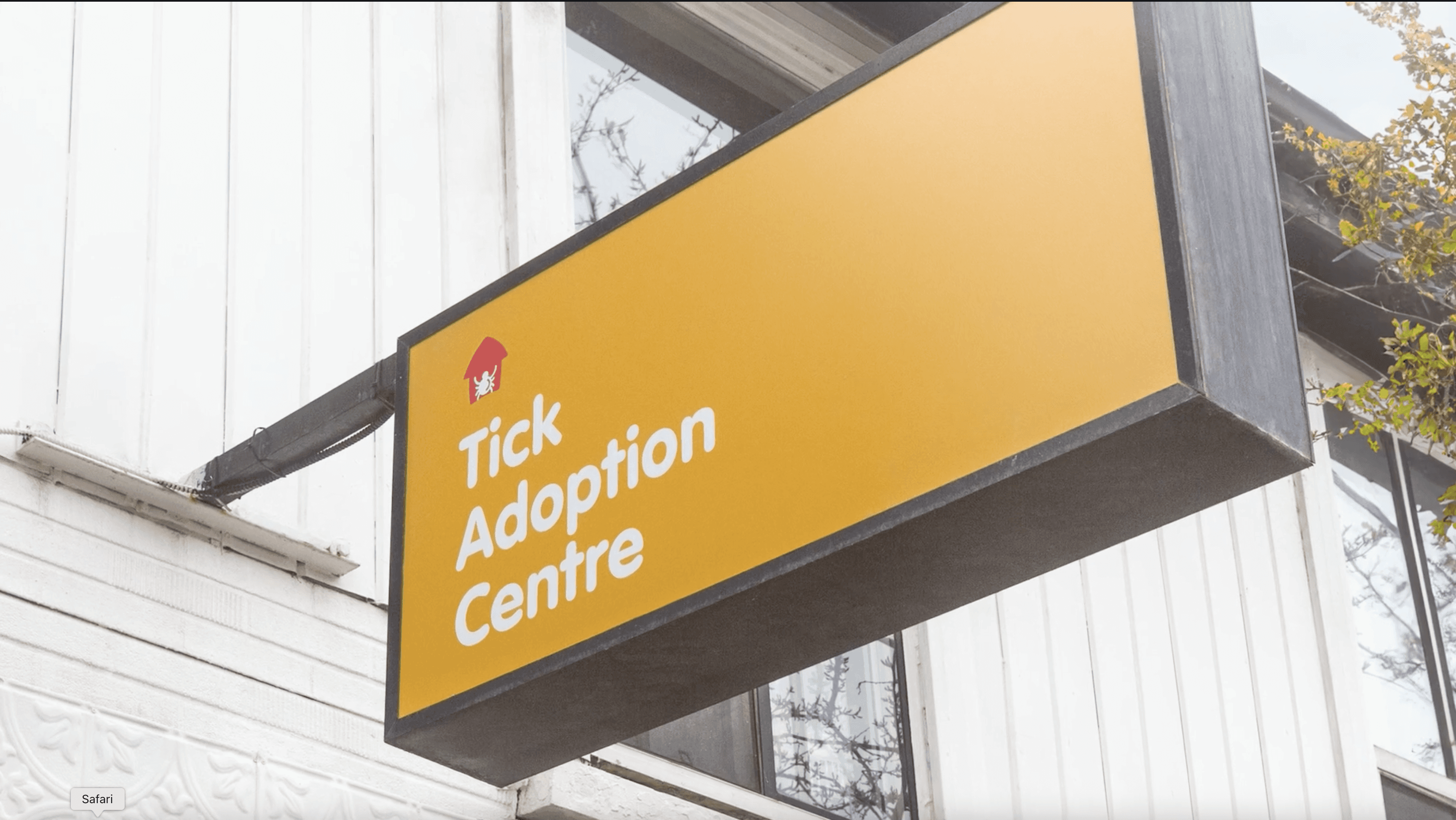 Tick Adoption Signage