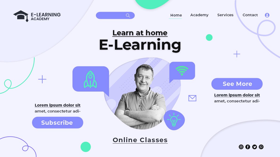 Snapshot of Life Designer's e-learning website, offering an engaging and interactive online learning experience.