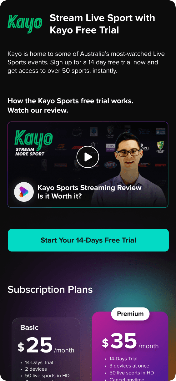 CompareTV app screen