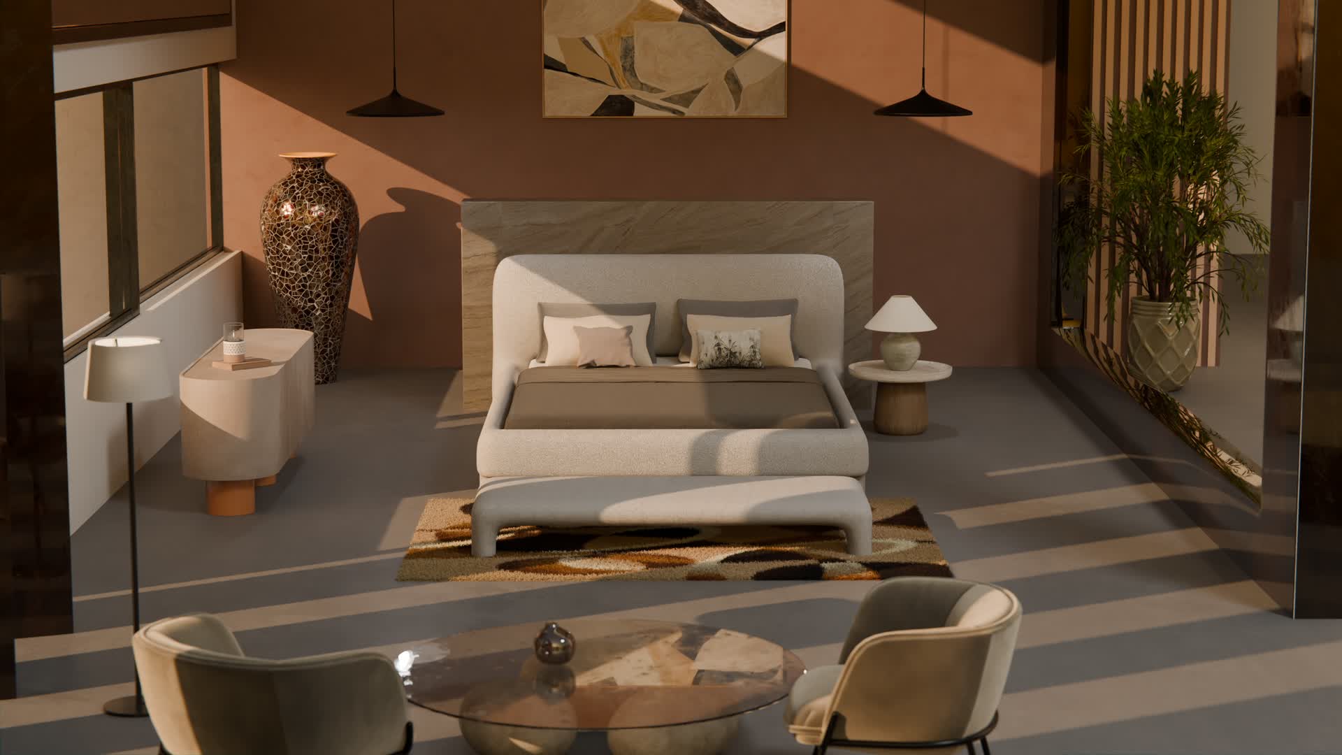minimalist modern bedroom