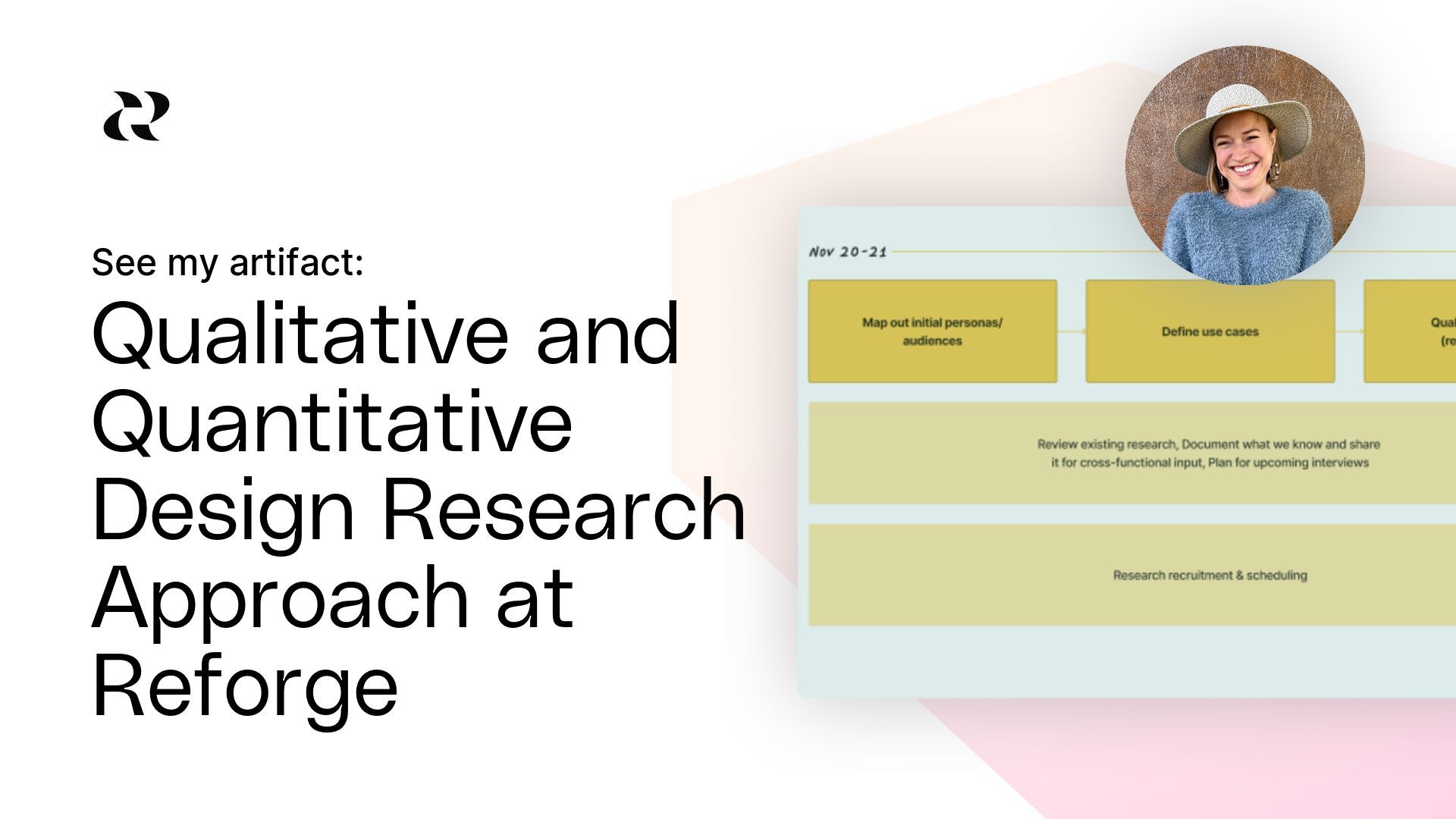 Qualitative and Quantitative Design Research Approach at Reforge Artifact