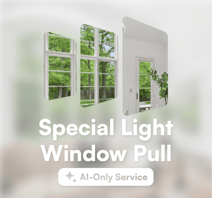 AI-Only special light window pull editing