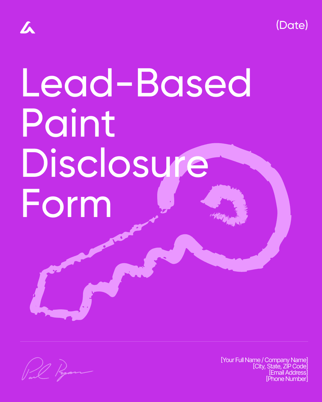 Lead-Based Paint Disclosure Form
