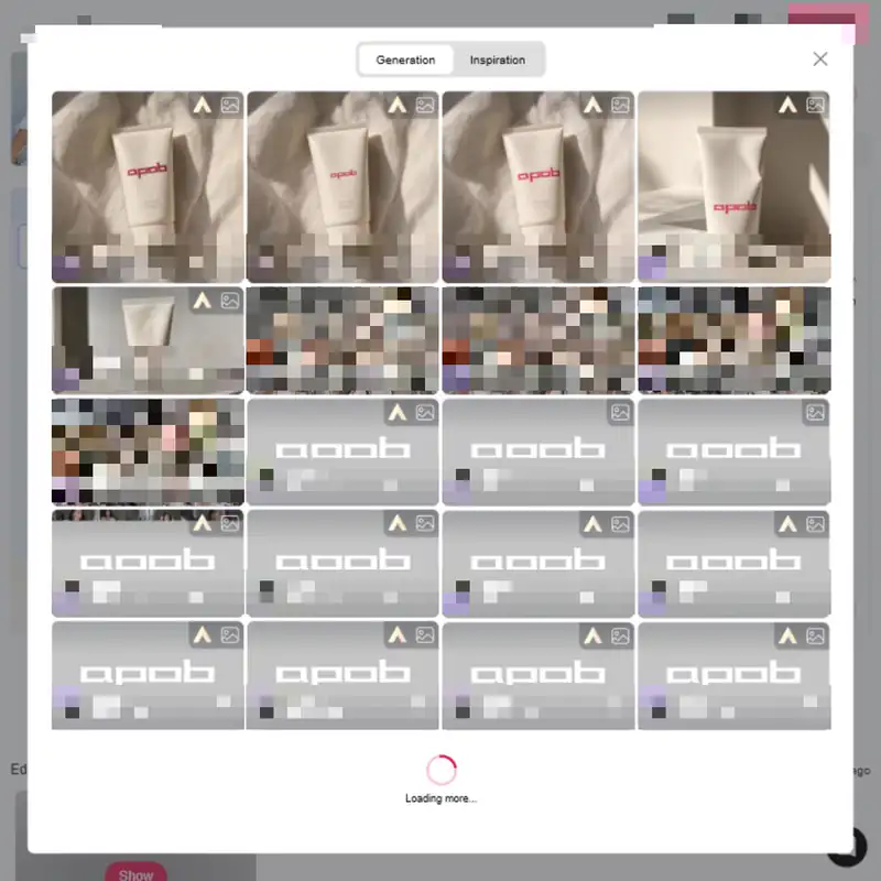 Sélecteur d'images de référence IA d'APOB pour le flux de travail professionnel d'image à vidéo