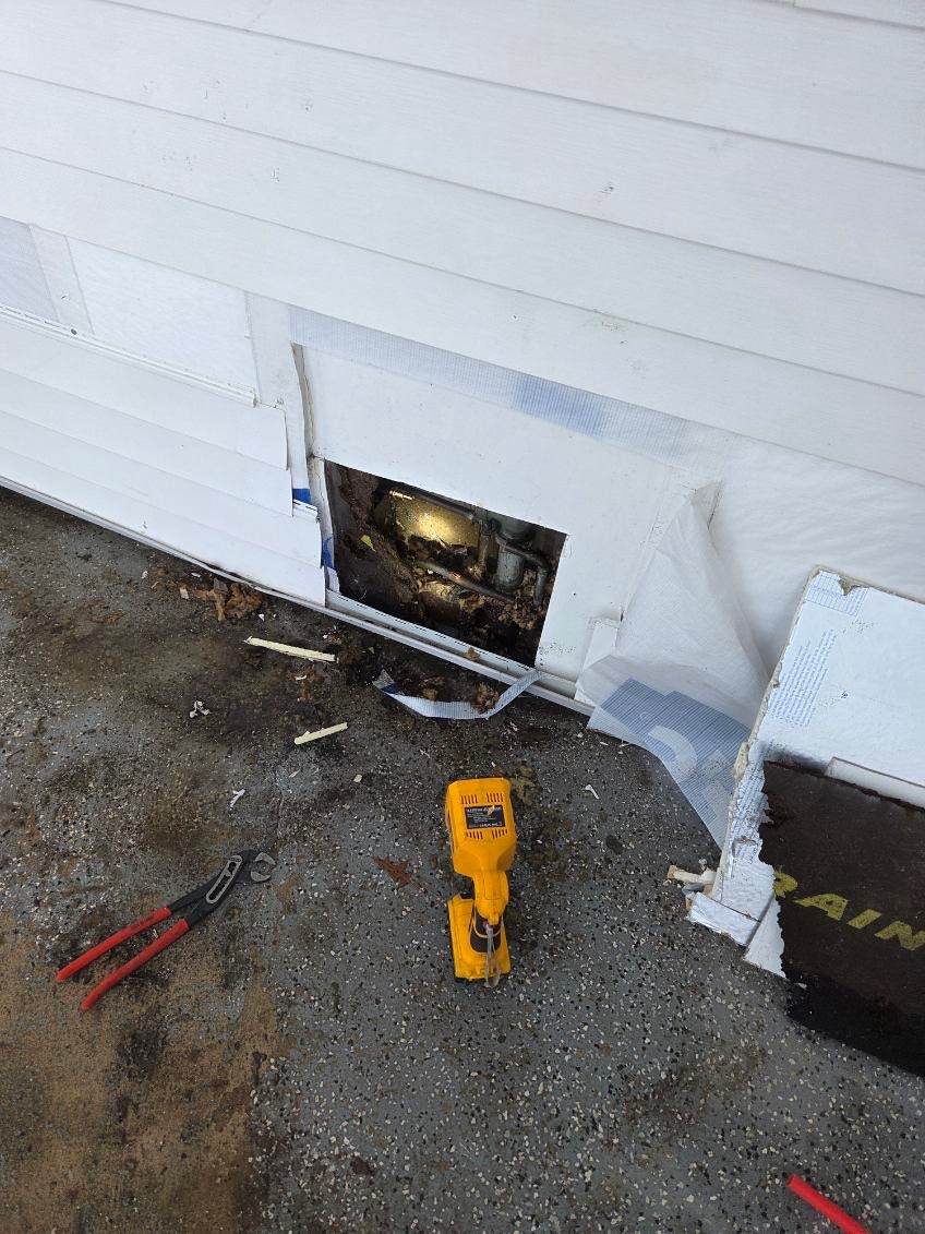 Emergency pipe repair project