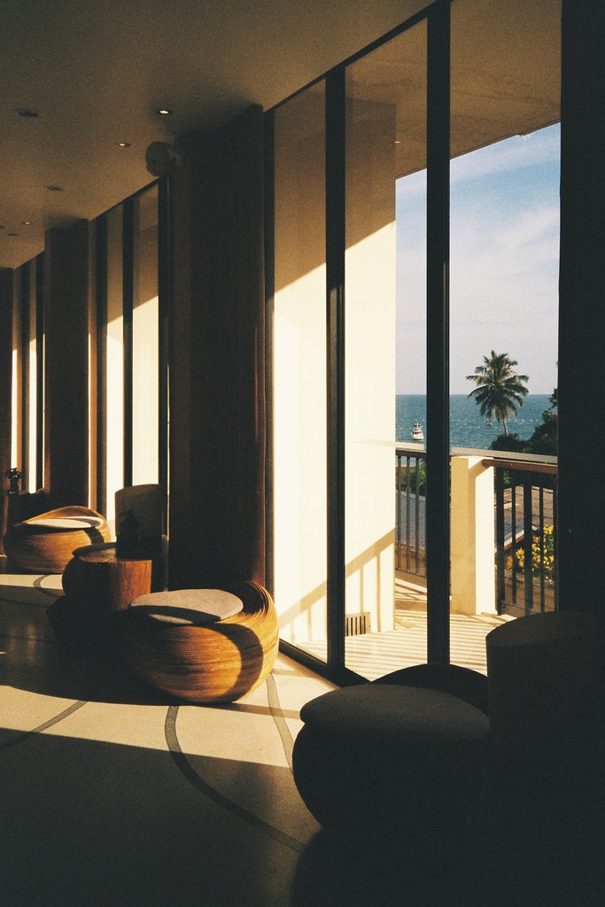 Master bedroom in garden house
