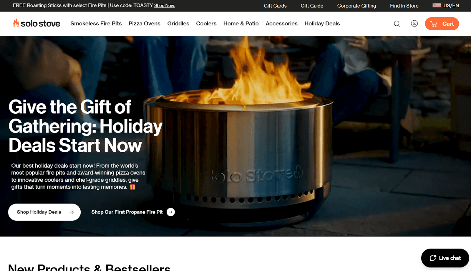 Solo Stove Homepage 
