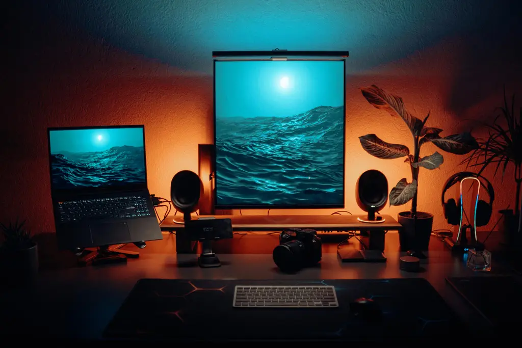 Man Using Laptop