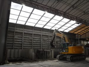 キャスター付きダストパン付属のプリーツバグフィルター