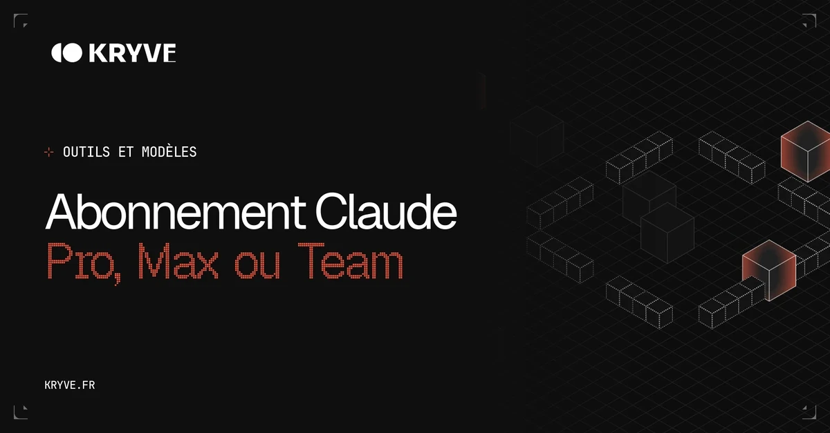 Abonnement Claude : couverture Kryve, catégorie Outils et modèles