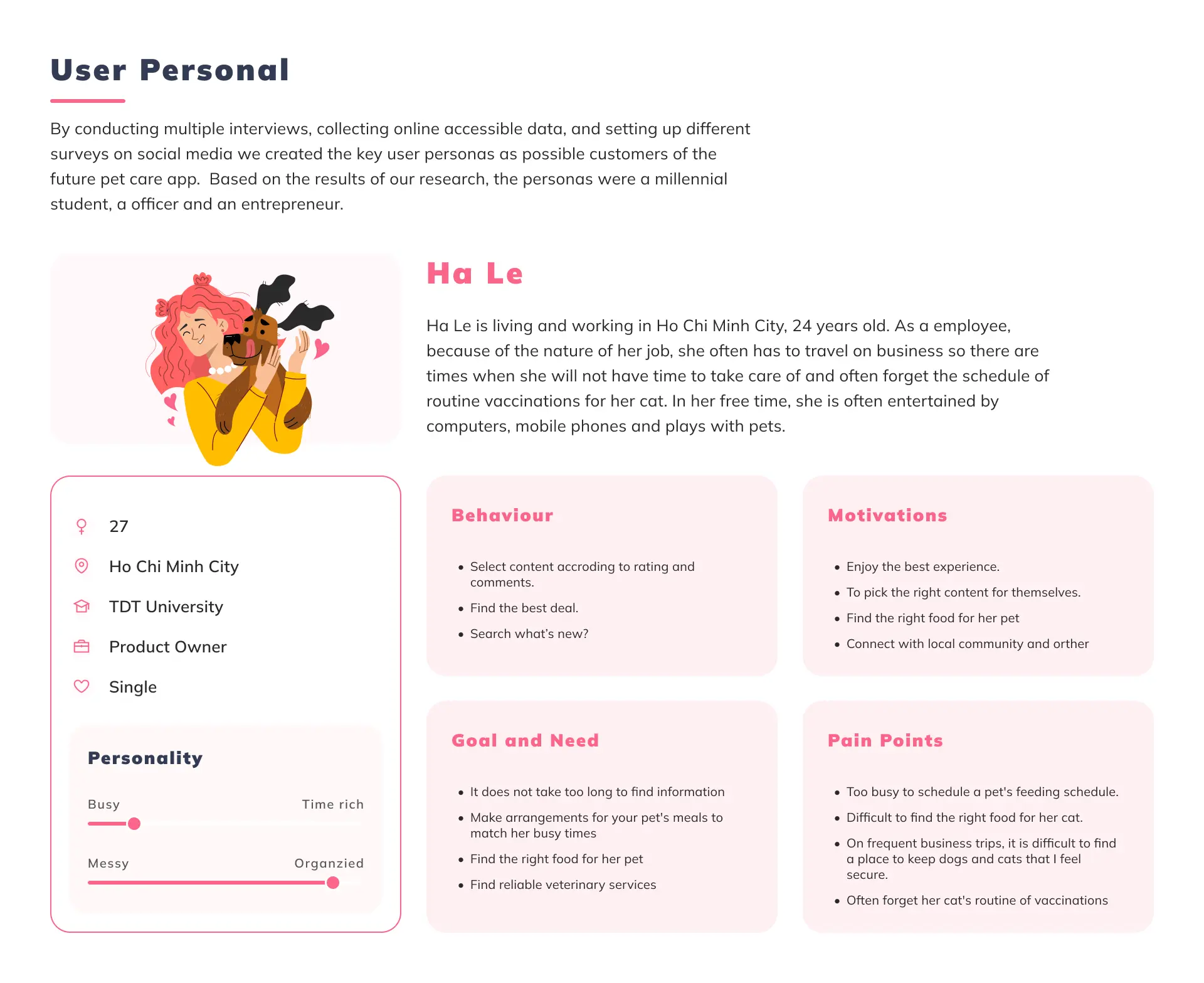user personal UX UI Case Study Hapi Pet - Nguyen Tan Toan Product Design