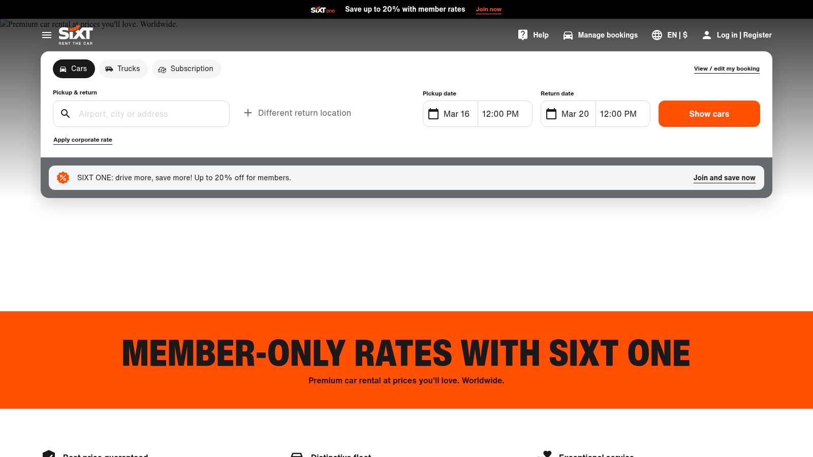 SIXT Rent a Car