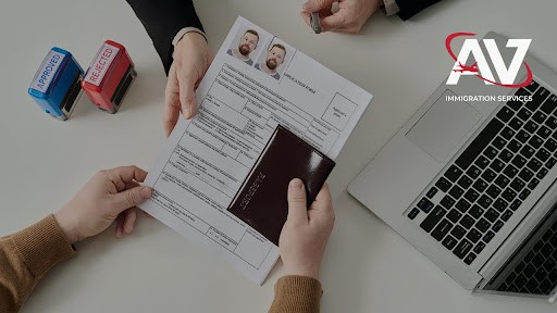 passport booklet on top of white paper