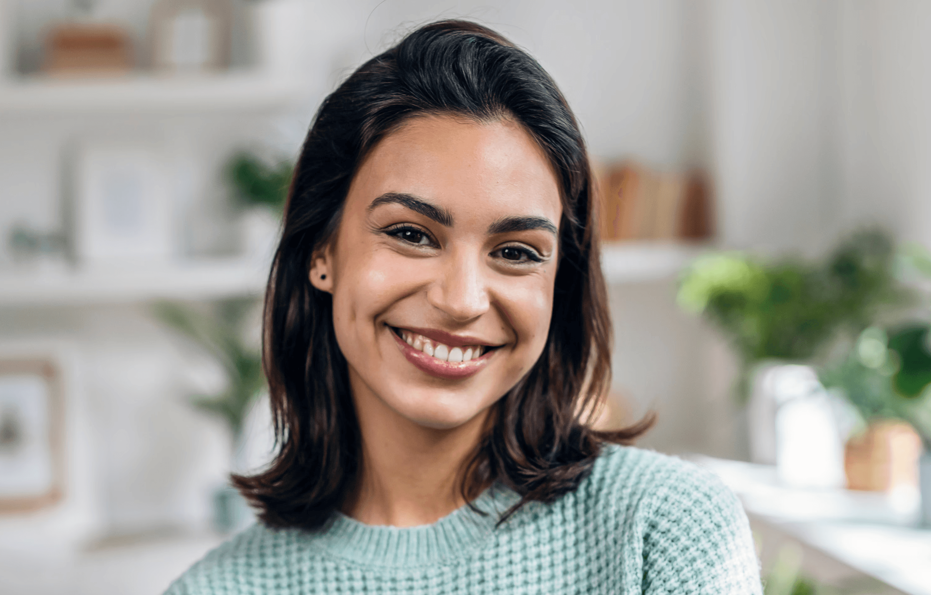 Portrait image of recently hired tech professional