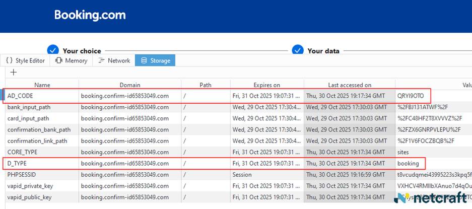 Phishing Attack Impersonates Travel Brands Using 4,300 Malicious Domains 4 Cookie data stores both the