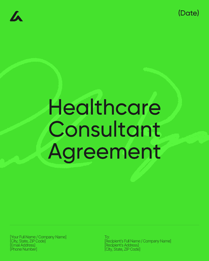 Healthcare Consultant Agreement