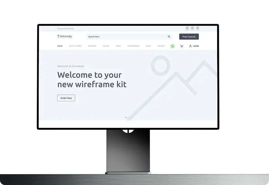 wireframes Mobile mockups 
