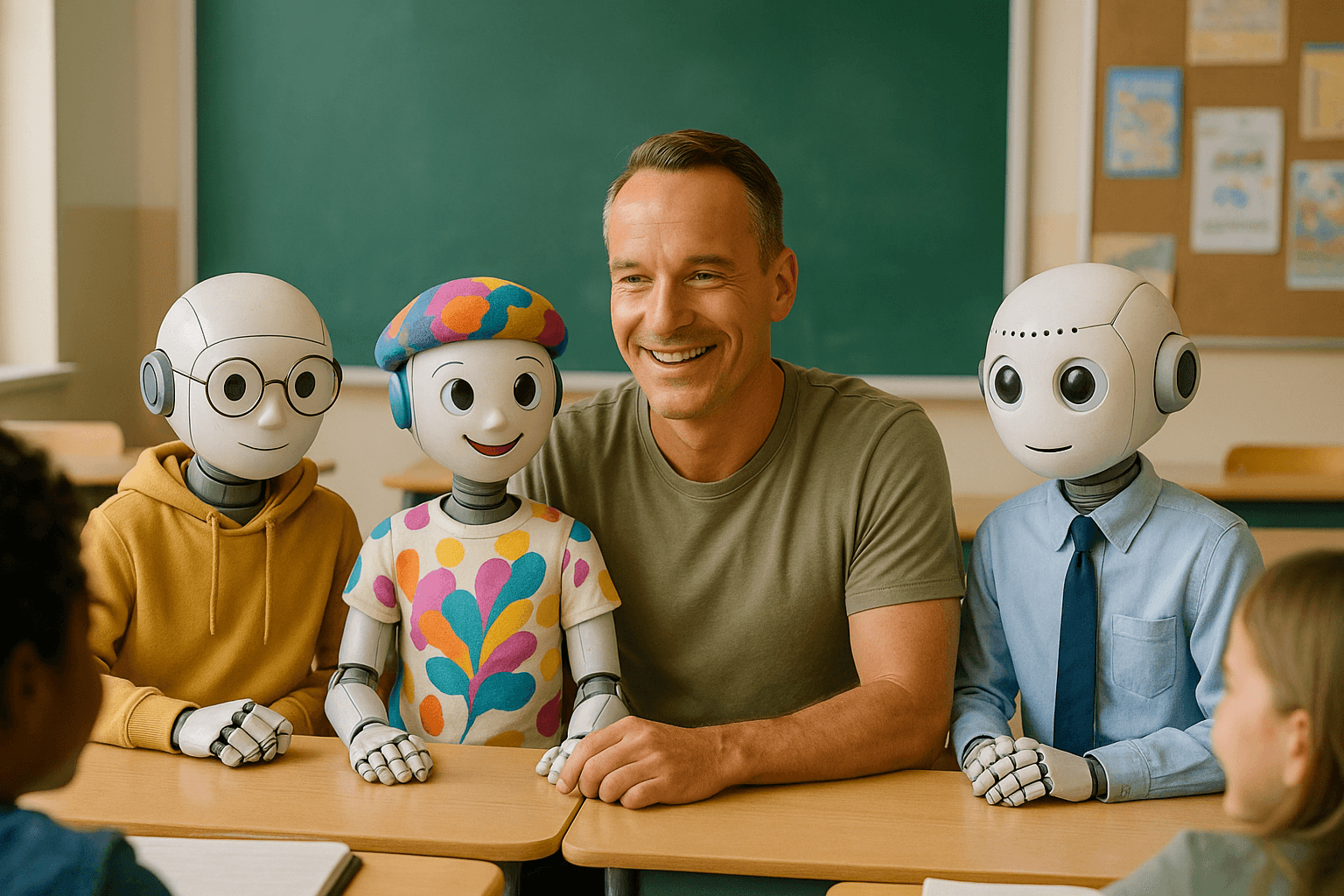 Agent team in a classroom