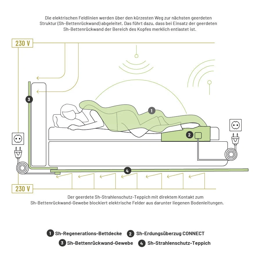 Green glass-metallic background with statistic cards