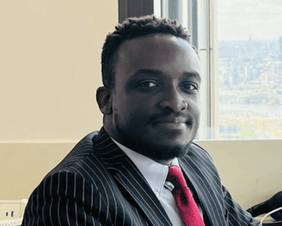 A man smiling for a photo