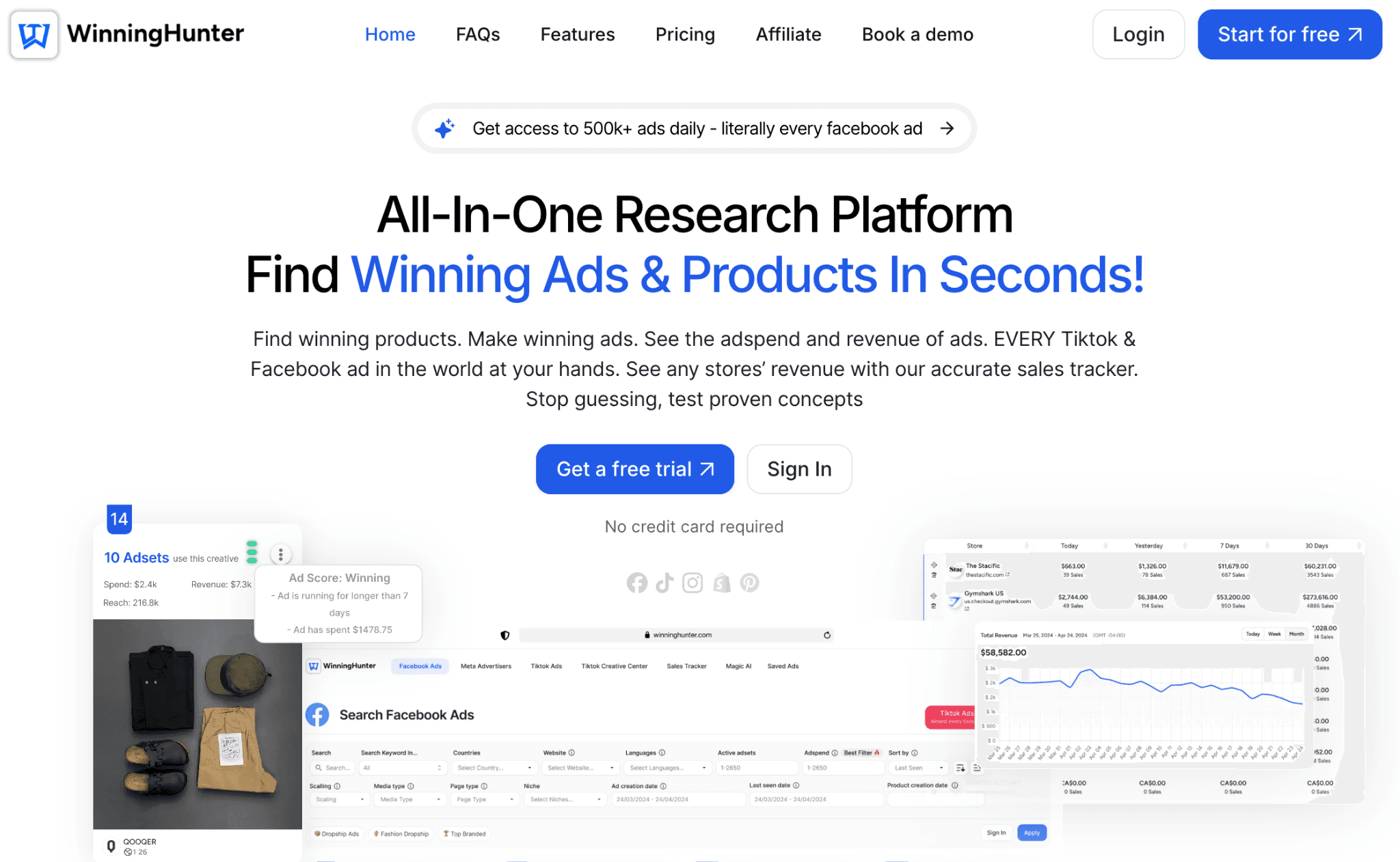 winninghunter tool all in one platform
