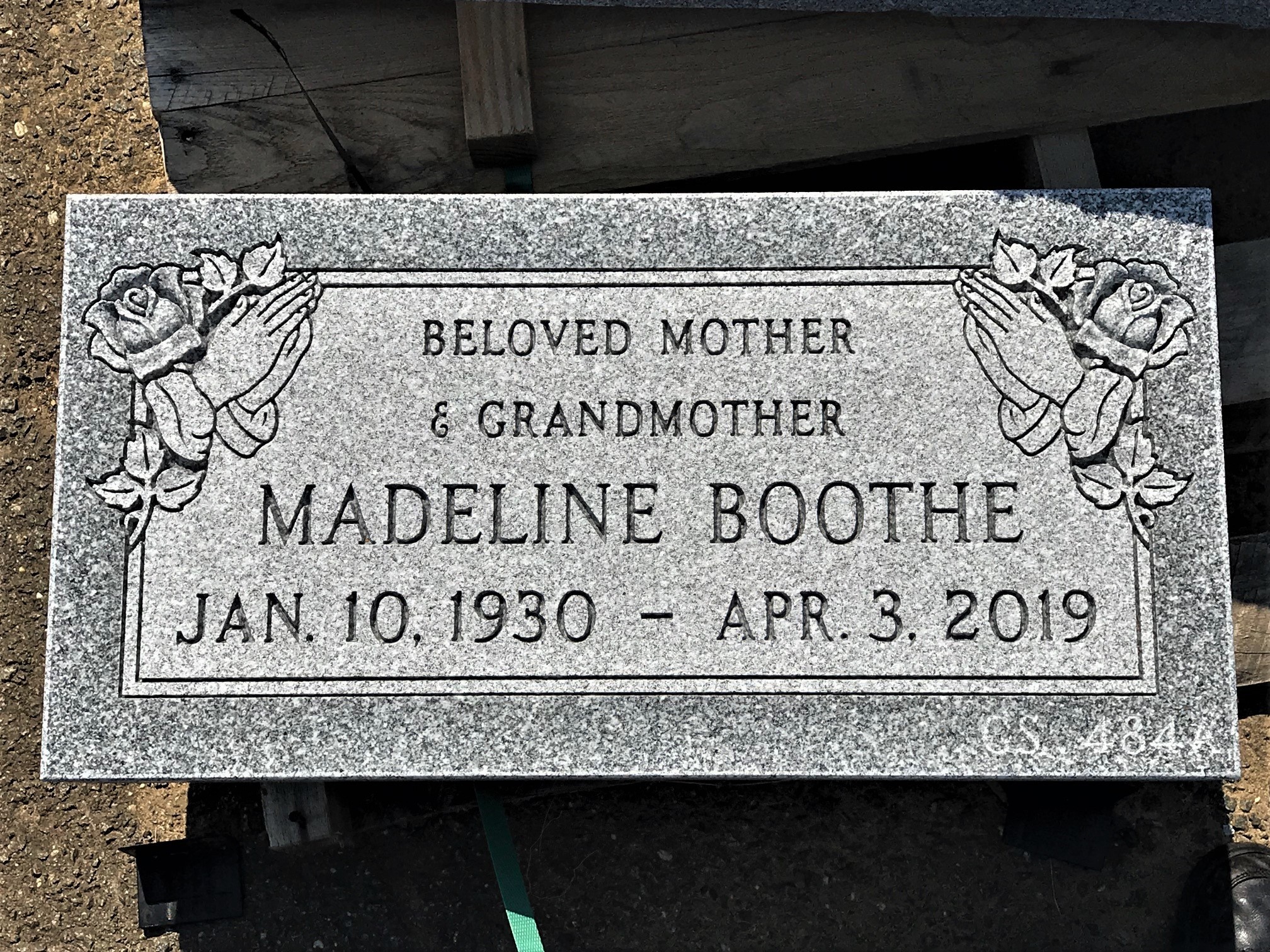 flat grave marker installation