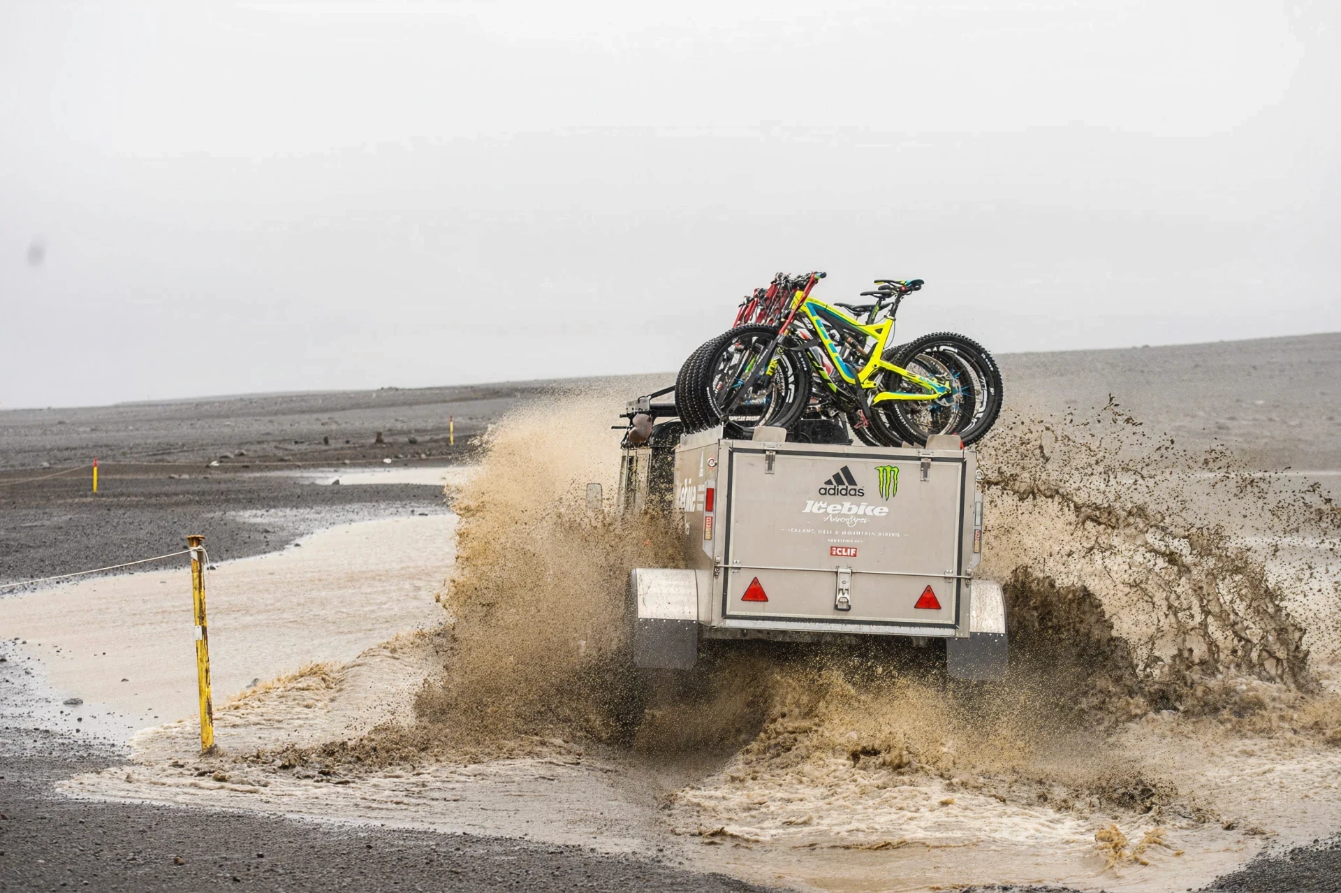 Icebike travelling with bikes