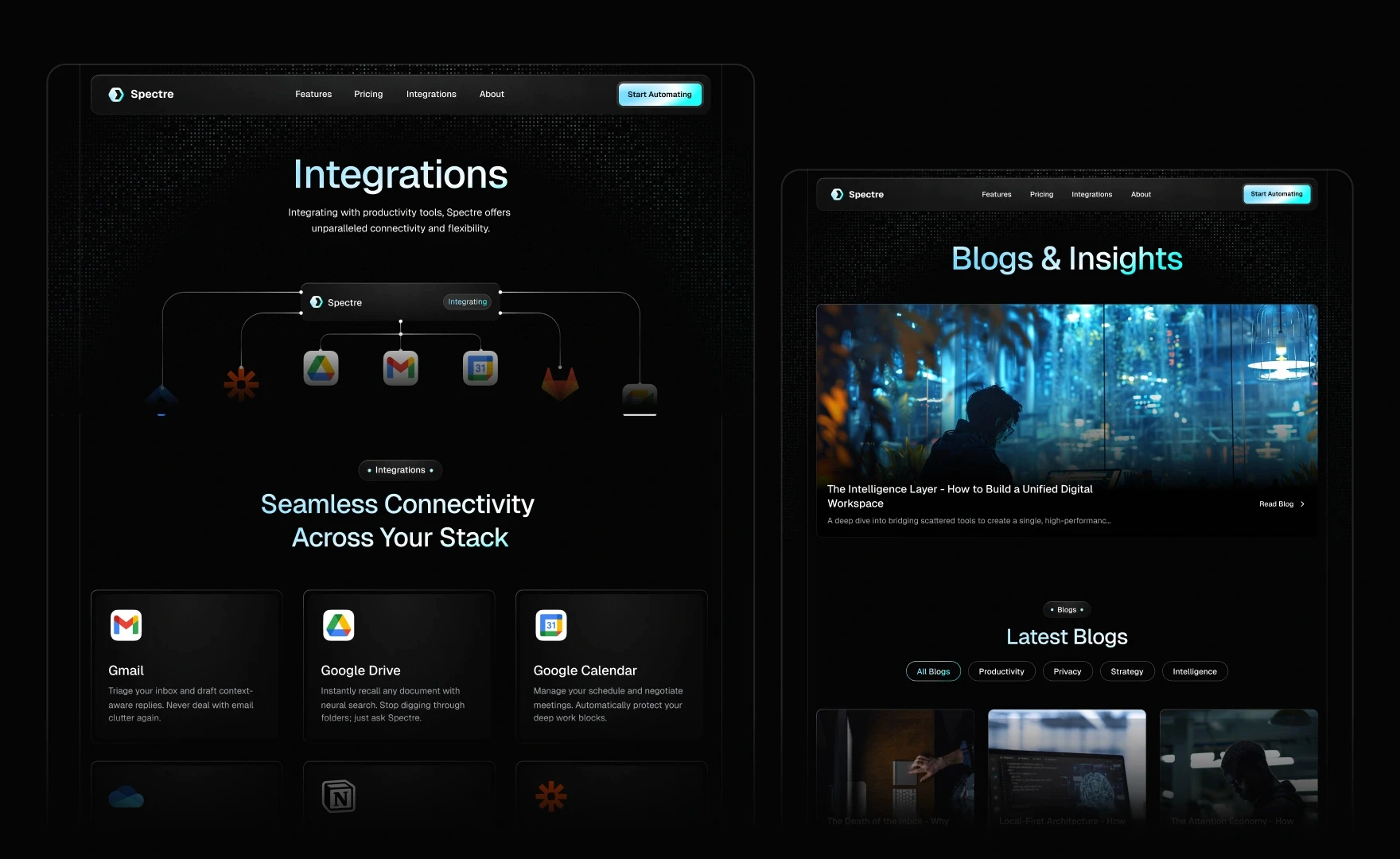 Spectre - AI Automation Website