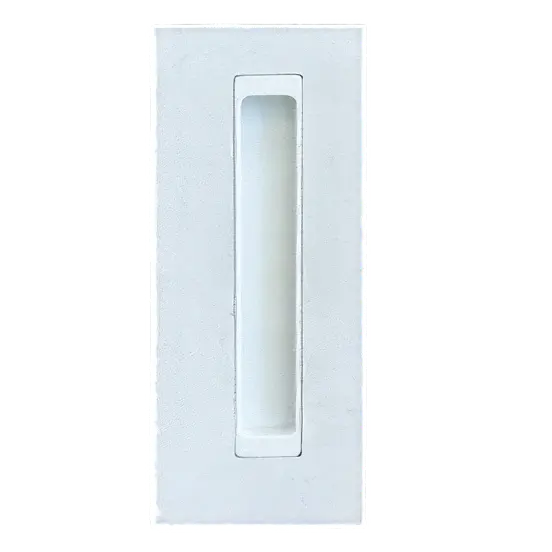 ‘Bypass Flush Pull’ handle design option for Windoor 8100 sliding glass door, providing a streamlined, minimalist handle perfect for modern spaces.