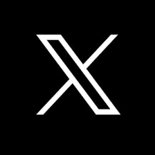 The image features a stylized white letter "X" on a black background.