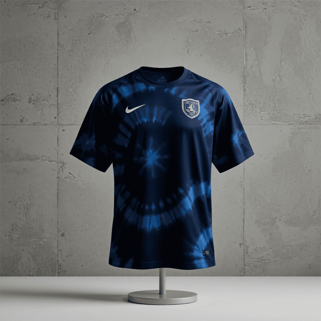 product photography of a sports jersey