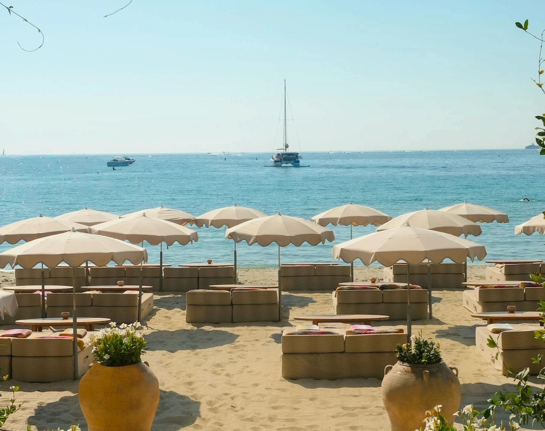 private beach saint tropez