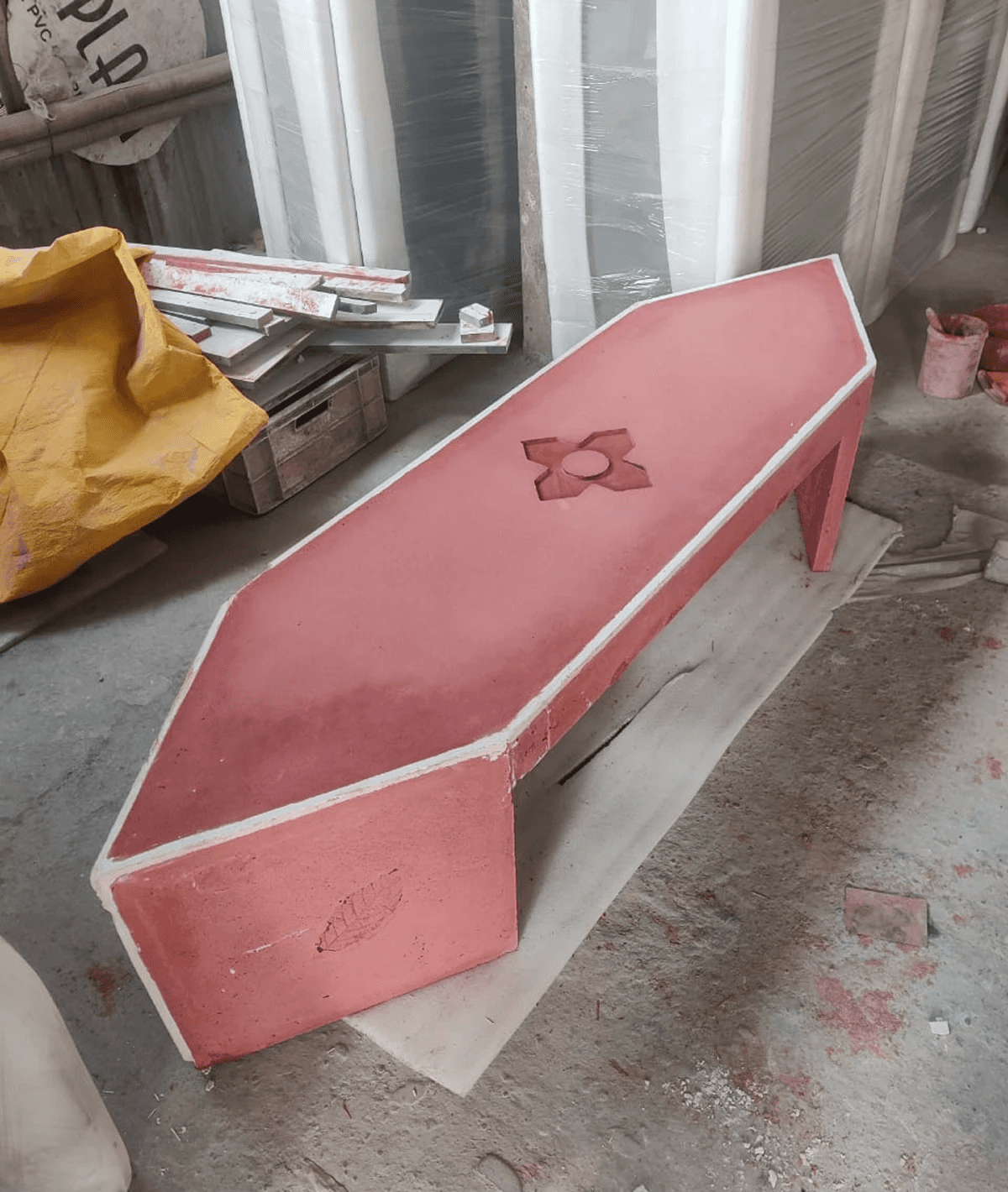 Tablet showing Bloomy UI