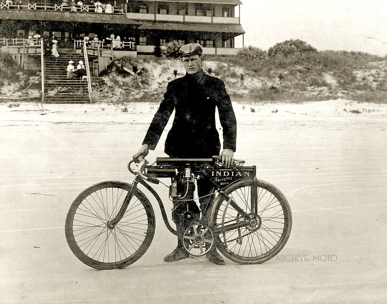 Oscar Hedstrom historic motorcycle 