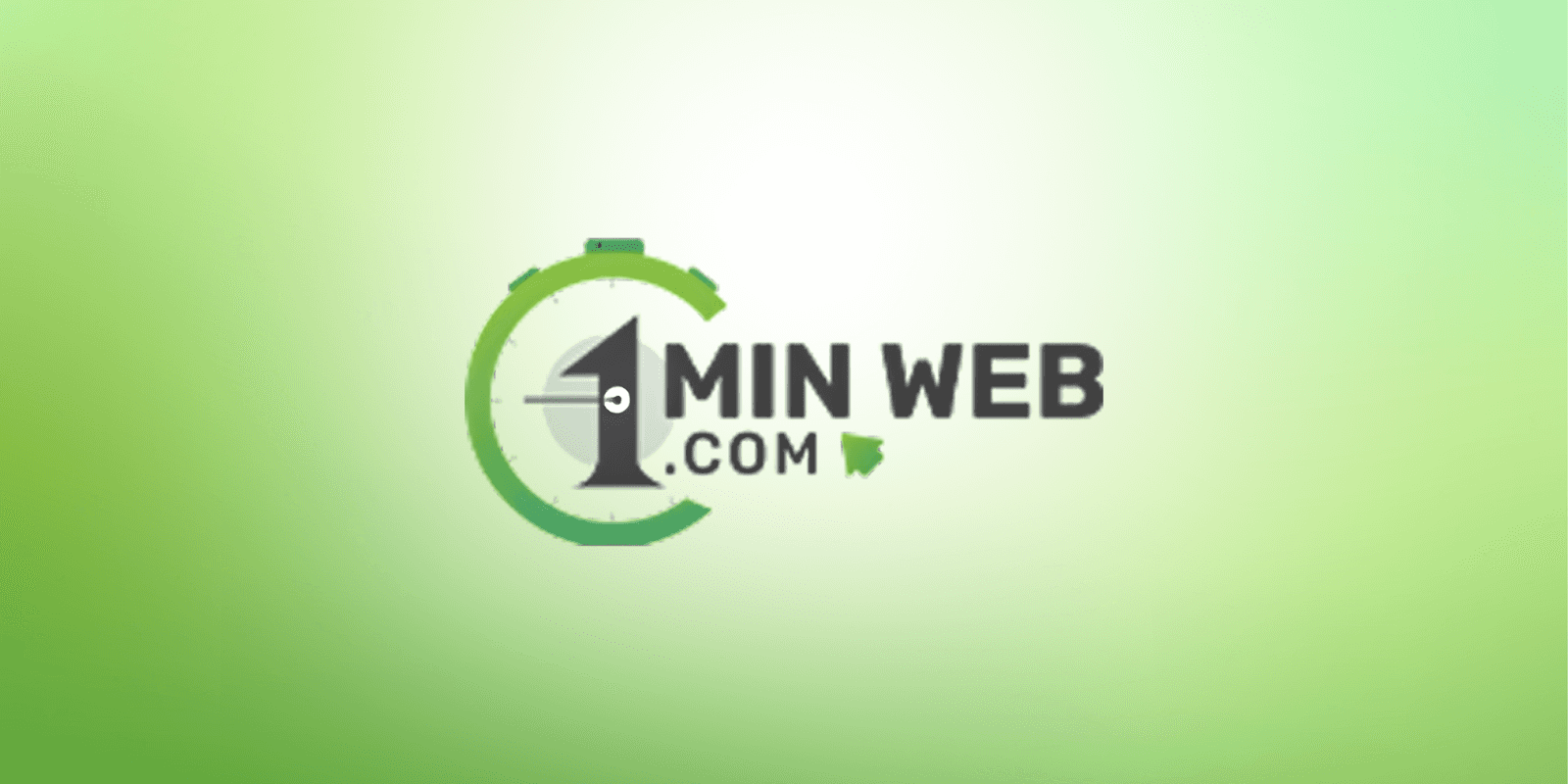 1MinWeb logo promoting AI-powered website builder, awarded Best AI Website Builder in the UK for 2025.