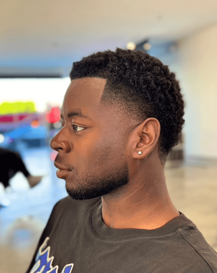 Taper fade with hairline restoration and microfiber enhancements for a polished men’s hairstyle, Beard grooming, mens haircut
