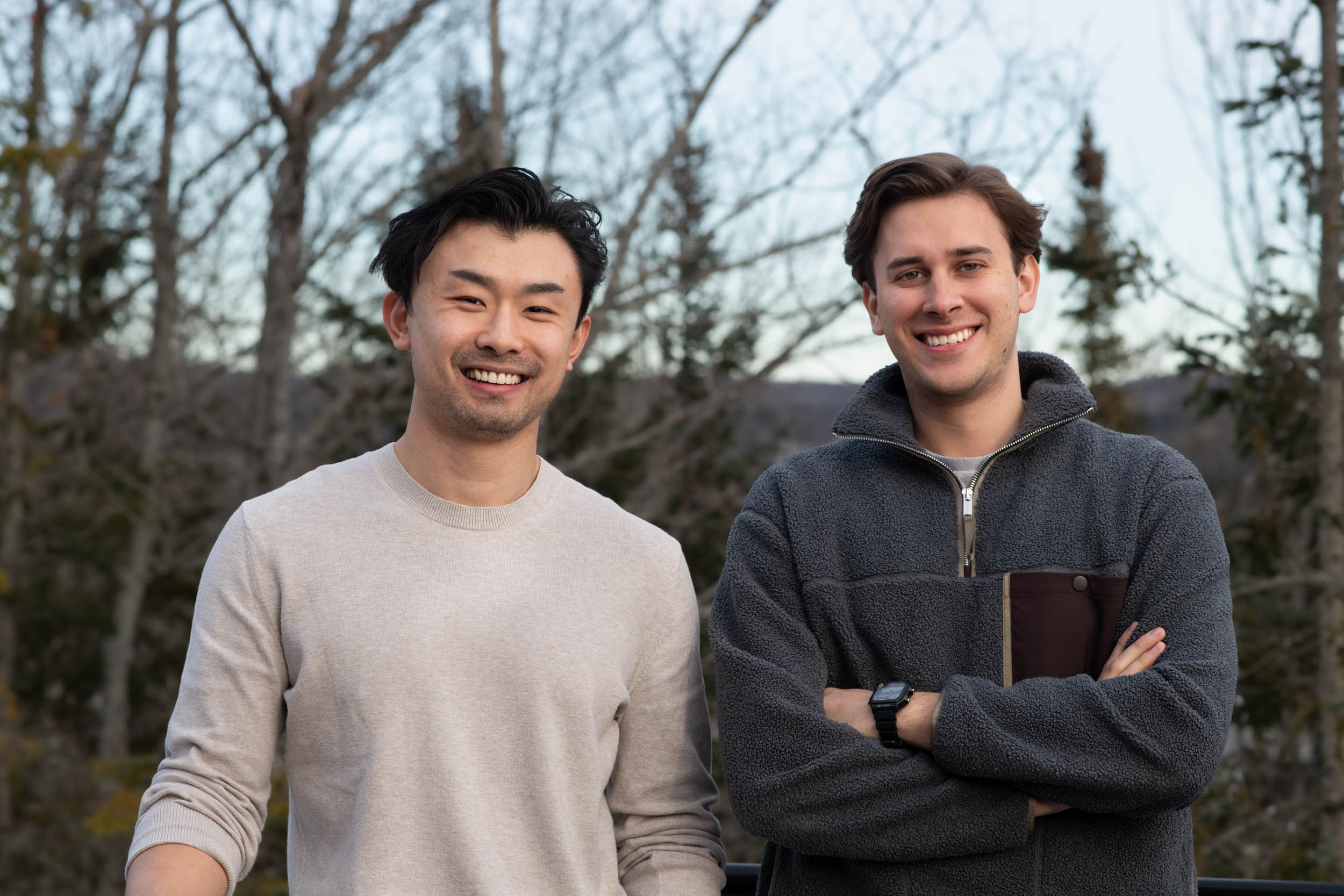   Co-founders Zach Zhang (Left) and Amar Jasarbasic (Right)