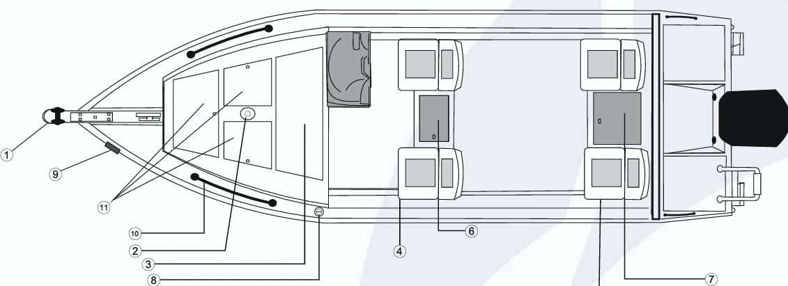 Planta da embarcação