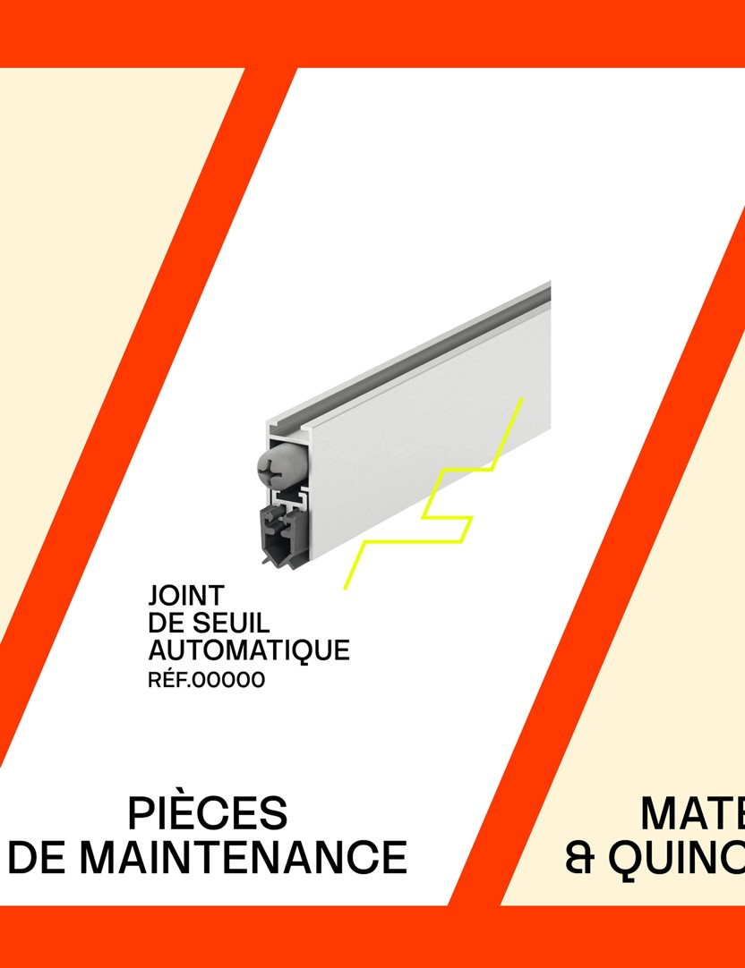 Pièces de maintenance : joint de seuil automatique