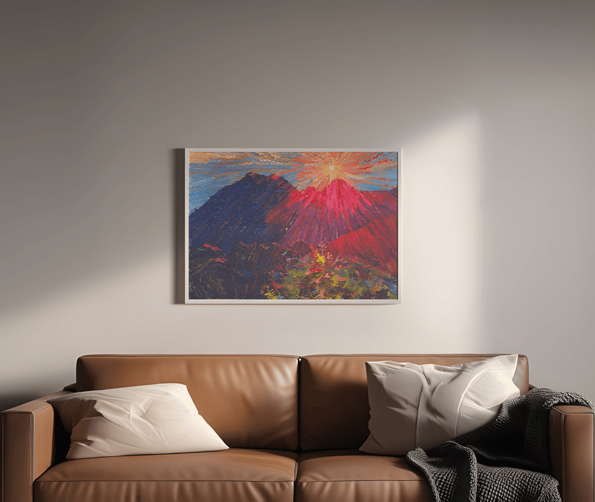 premium art poster and canvas prints, with originals available, from QART , of the artwork " Haleakala National Park "