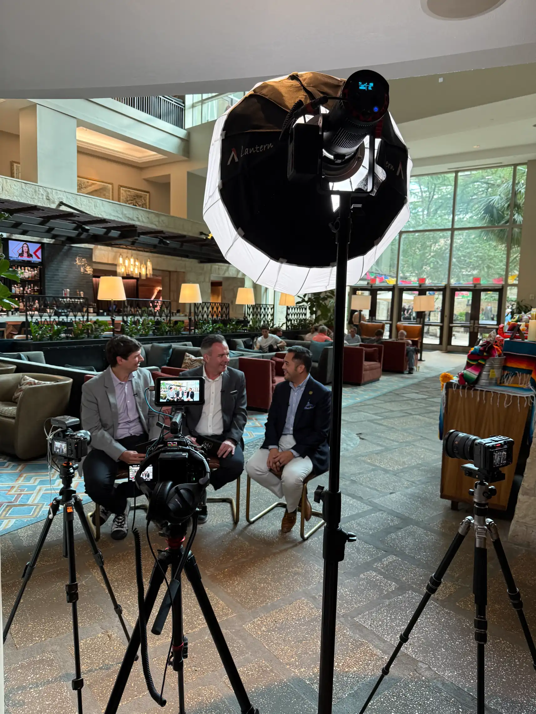 Interview video production and brand storytelling coverage at hospitality industry expo in Milwaukee
