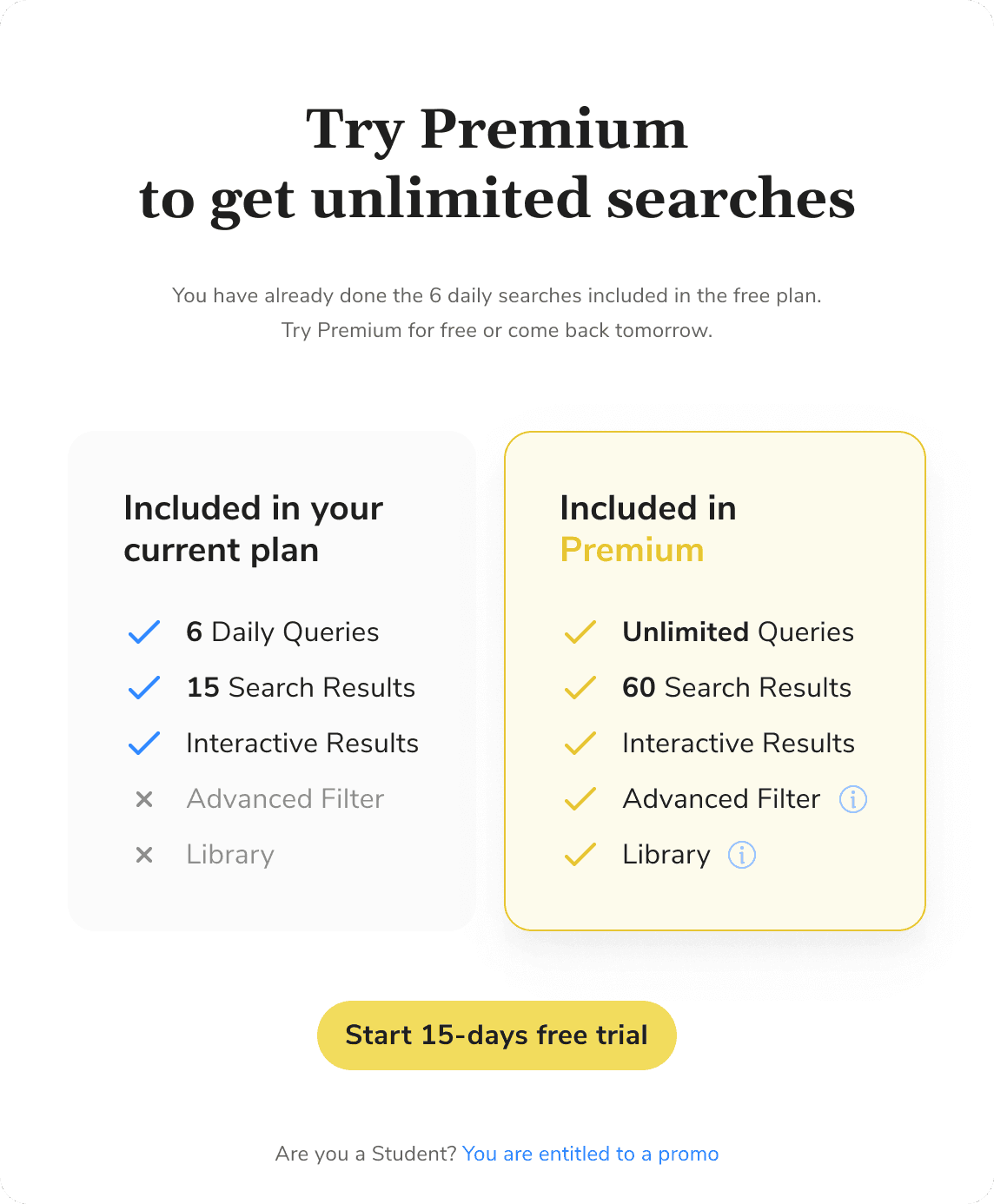 Menu Navigation