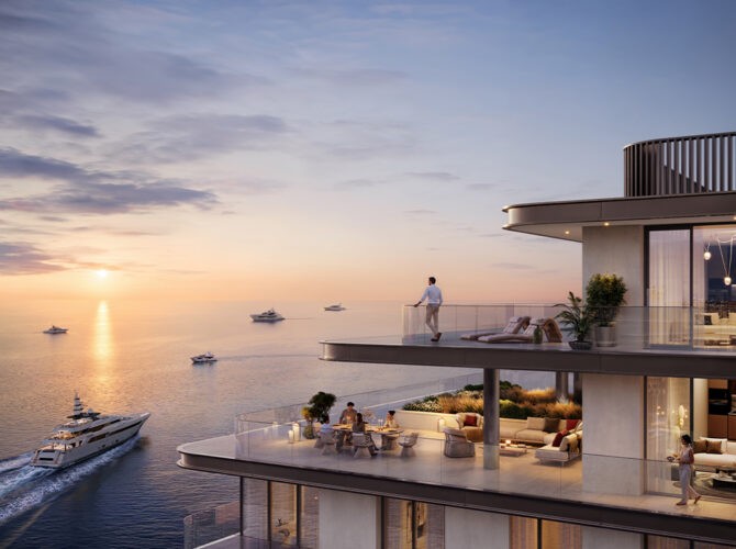 Emaar Fior 1 Balcony Sea View