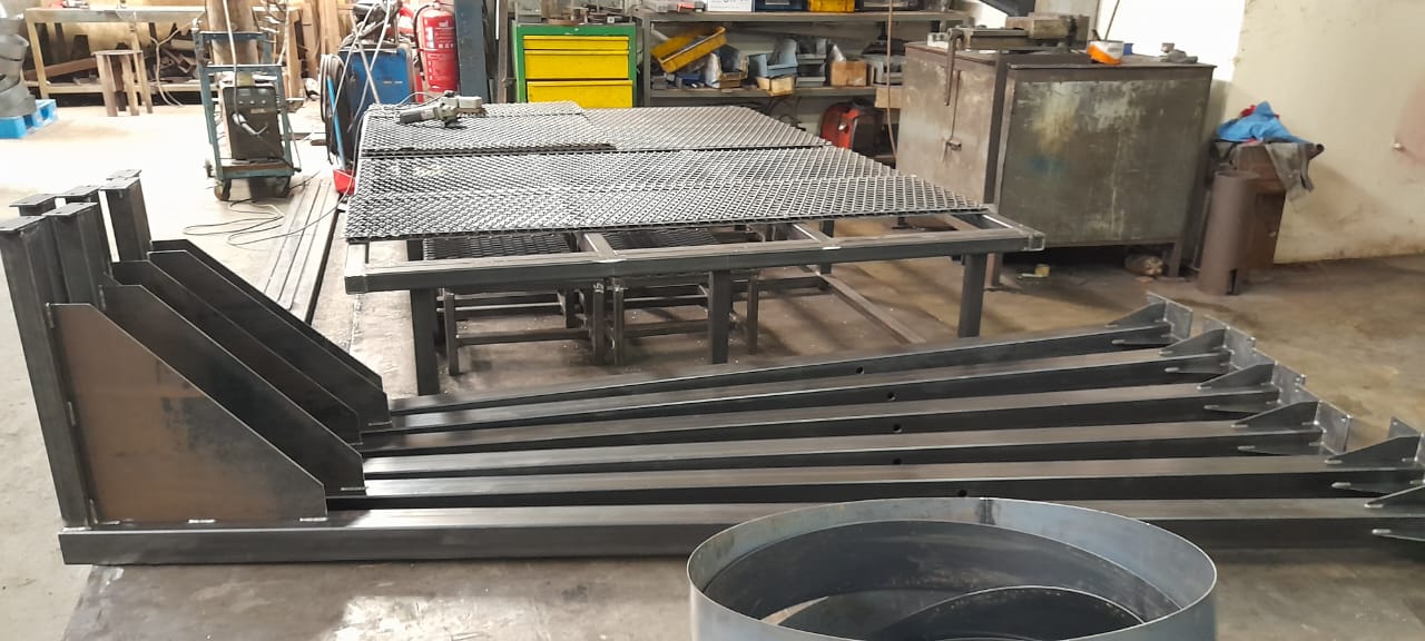 Nozzle holder fabrication, showing the custom component for precise product filling.	