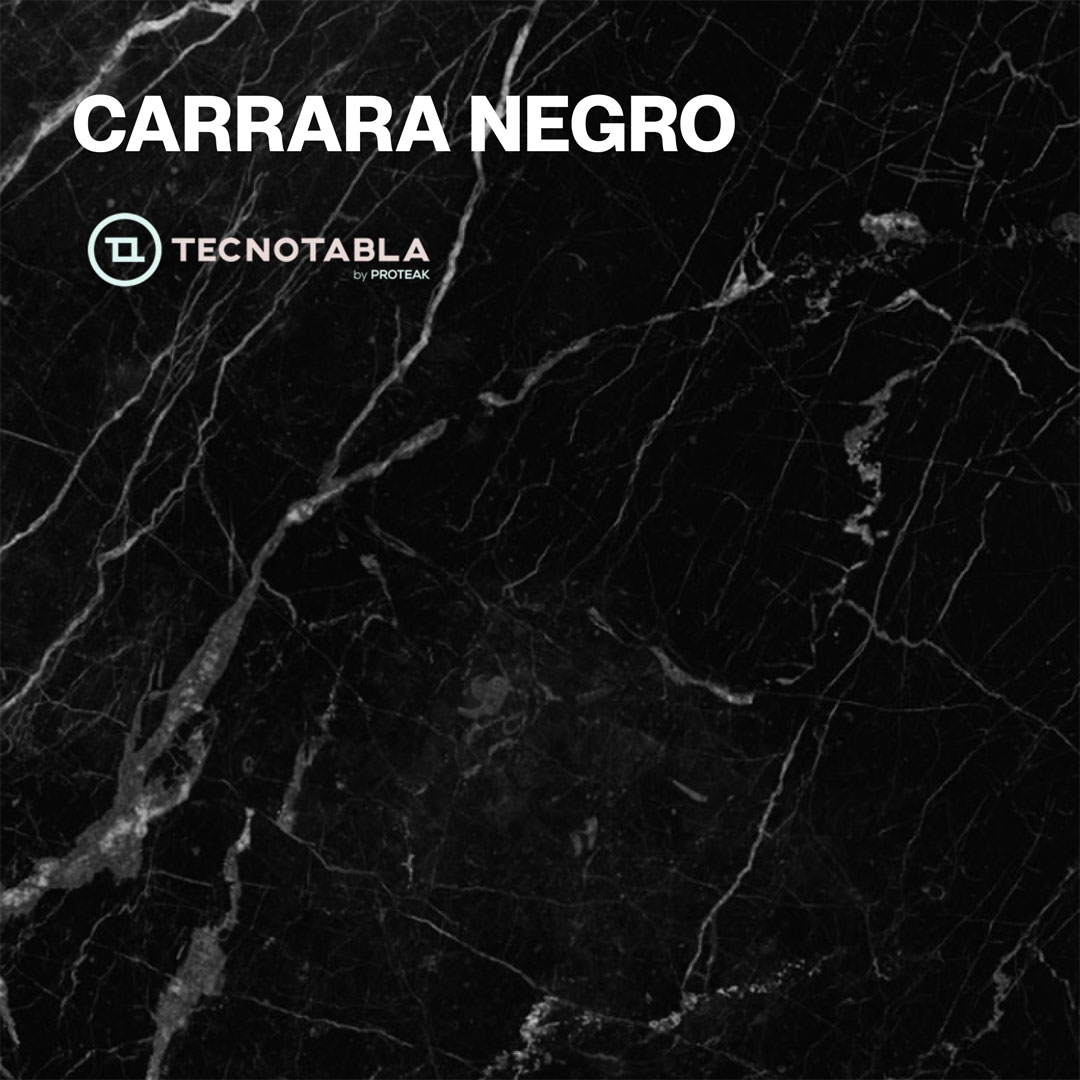Melamina Carrara Negro TecnoTabla |  Tablero MDF | 15 MM  