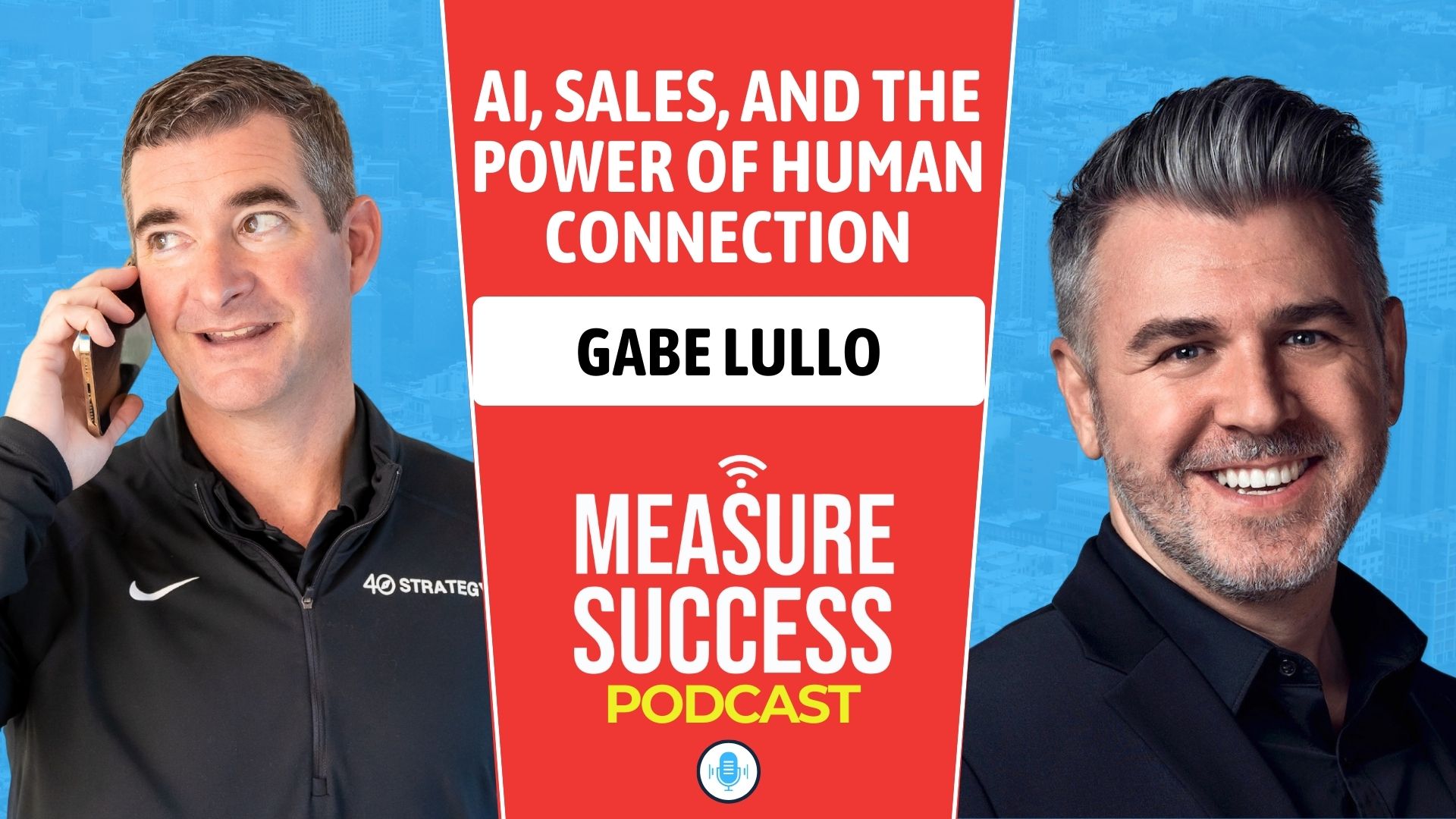 Three colleagues smiling and chatting together in a studio setting.